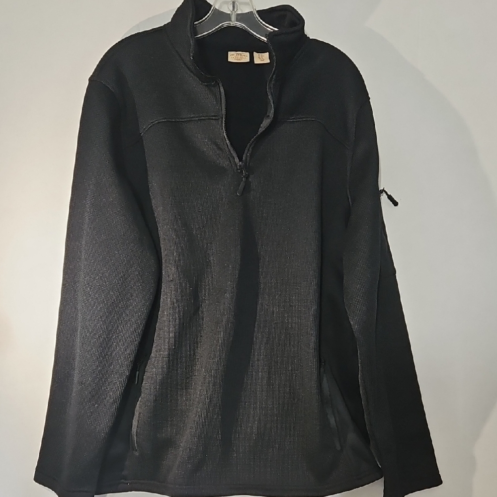 Telluride Black Quarter-Zip Pullover Jacket Medium
